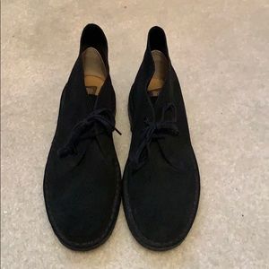 Black Suede Women’s Clarks Desert Boots